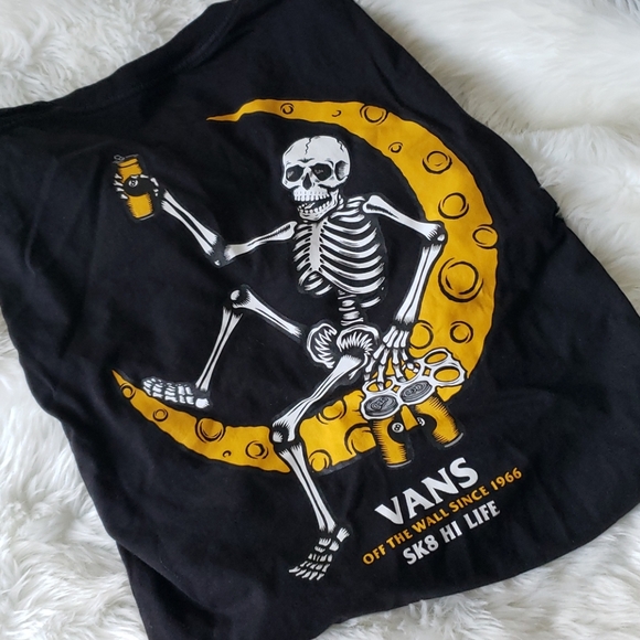 Vans | Tops | Nwot Vans Moon Skeleton 